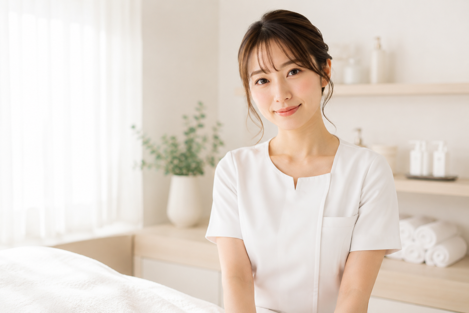 サロンのセラピスト